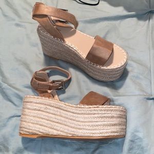 tan wedges